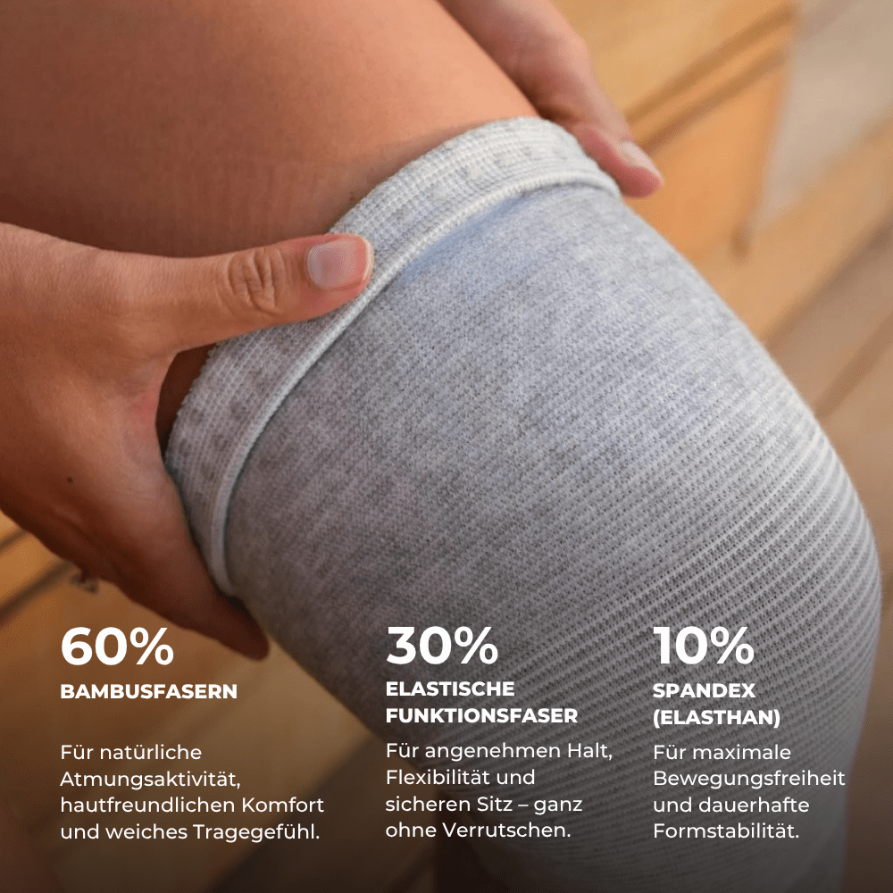 KnieWohl™ Bandage – Natürliche Bambus Kompression