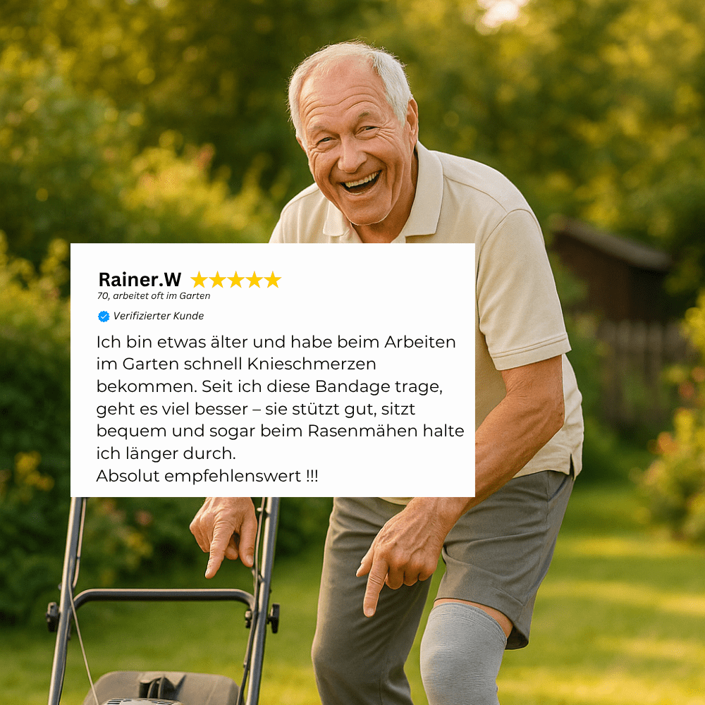 KnieWohl™ Bandage – Natürliche Bambus Kompression